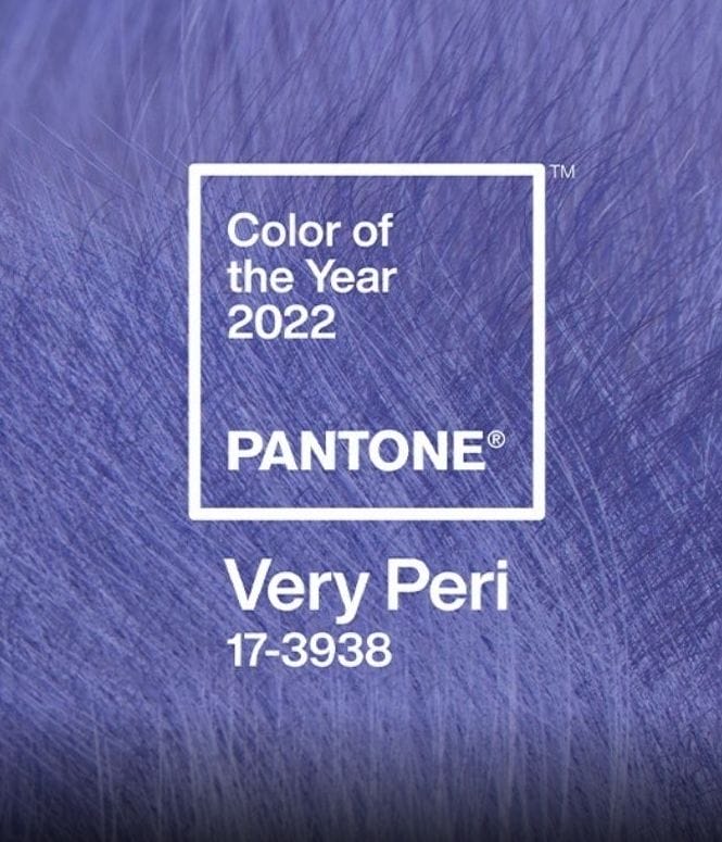 Very peri e il colore pantone del del 2022 e lem