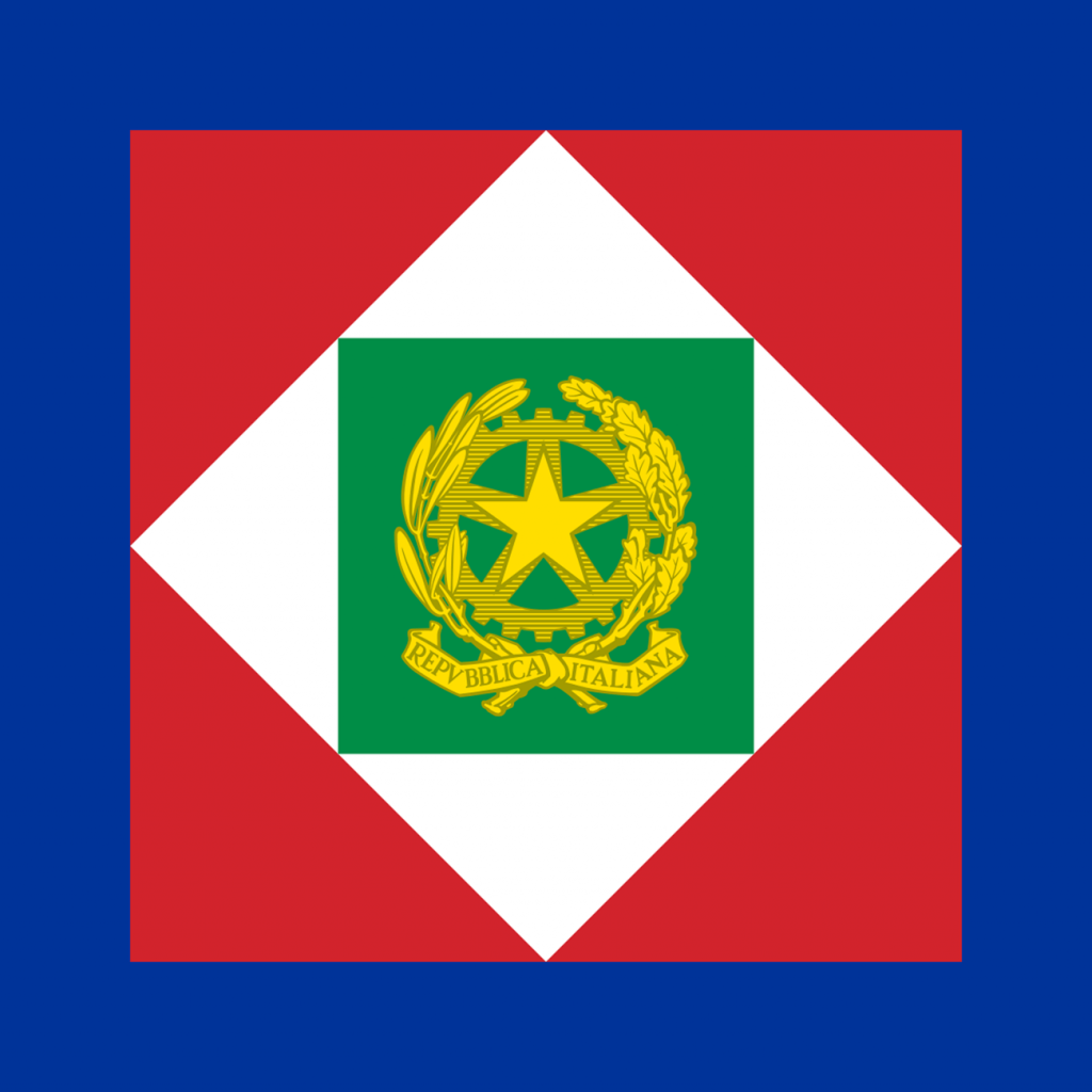 Logo stendardo ufficiale della presidenza della repubblica italiana