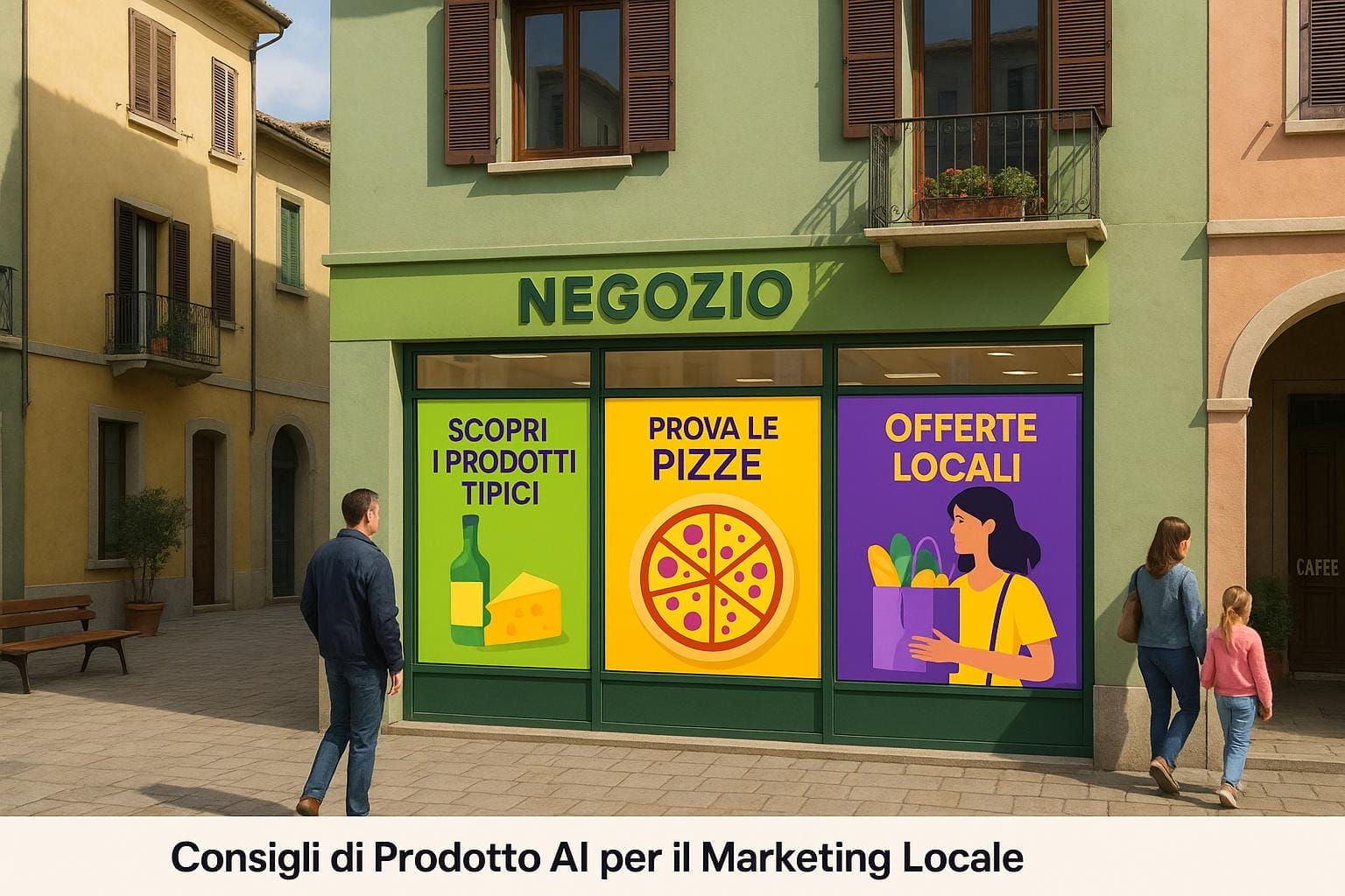 Consigli di prodotto ai per il marketing locale
