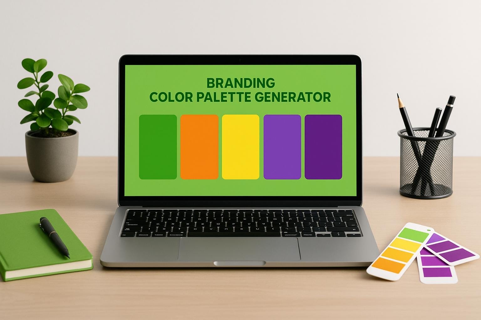Generatore di palette di colori per branding