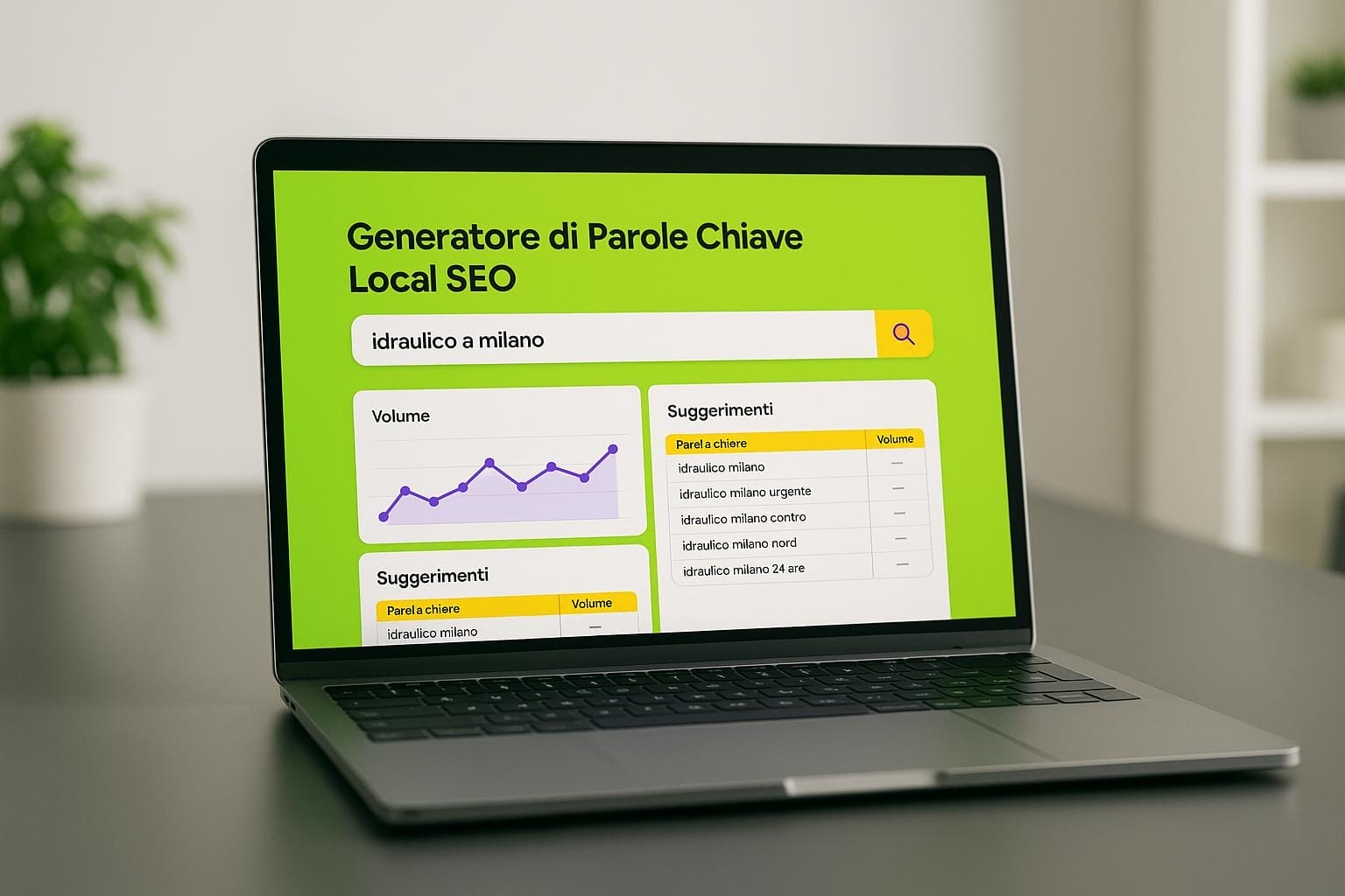 Generatore di parole chiave local seo