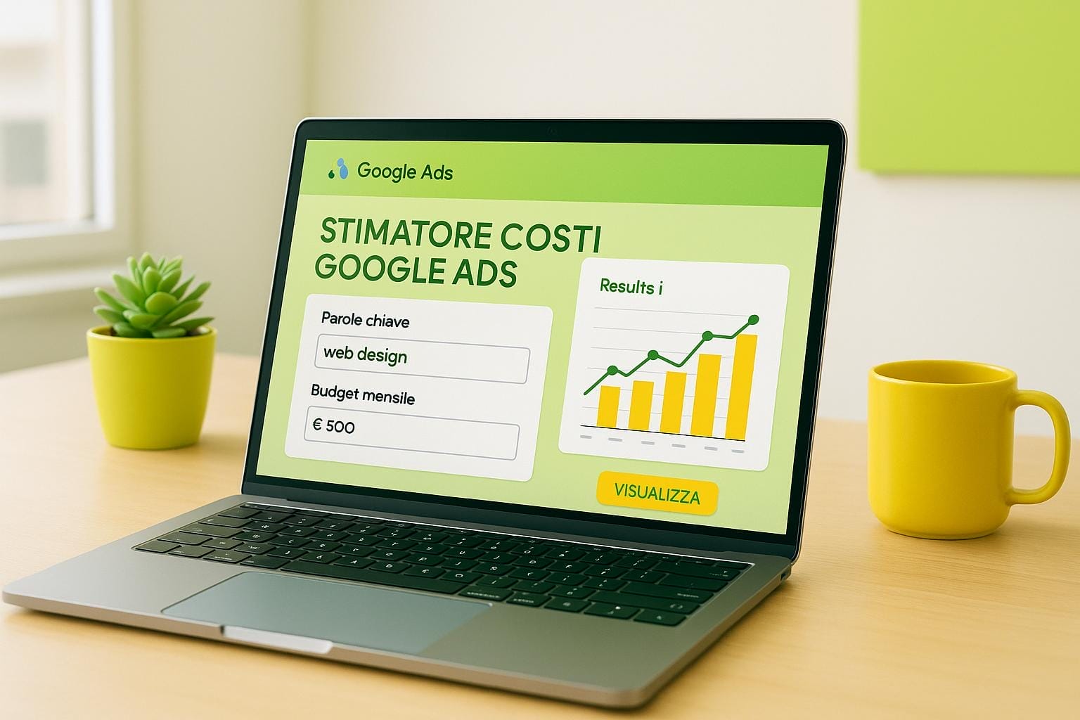 Stimatore costi google ads