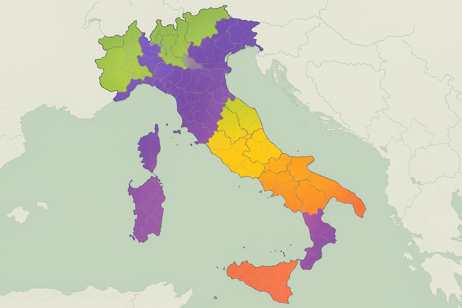 Analisi delle tendenze regionali con le heatmap