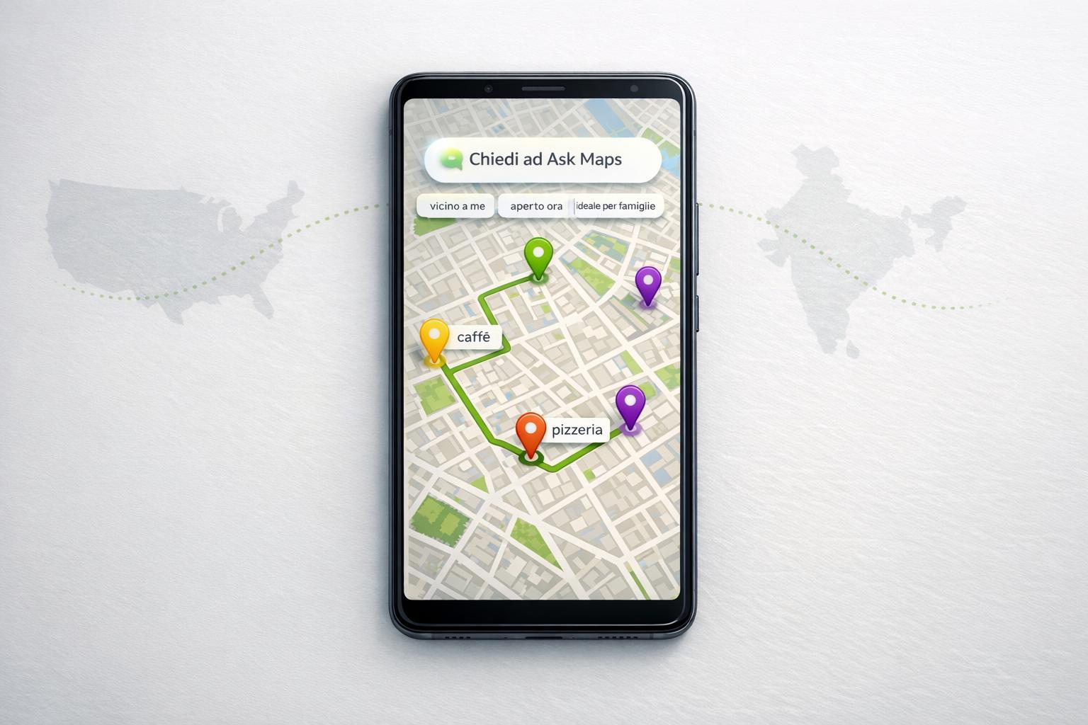 Google lancia 'ask maps', una nuova funzionalit&agrave; ai per google maps
